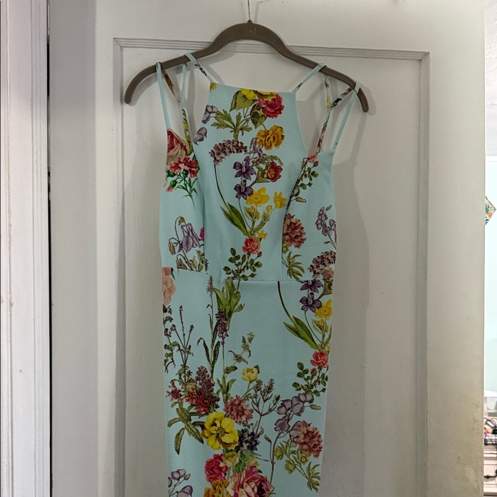 ASOS Light Blue Floral Maxi Dress